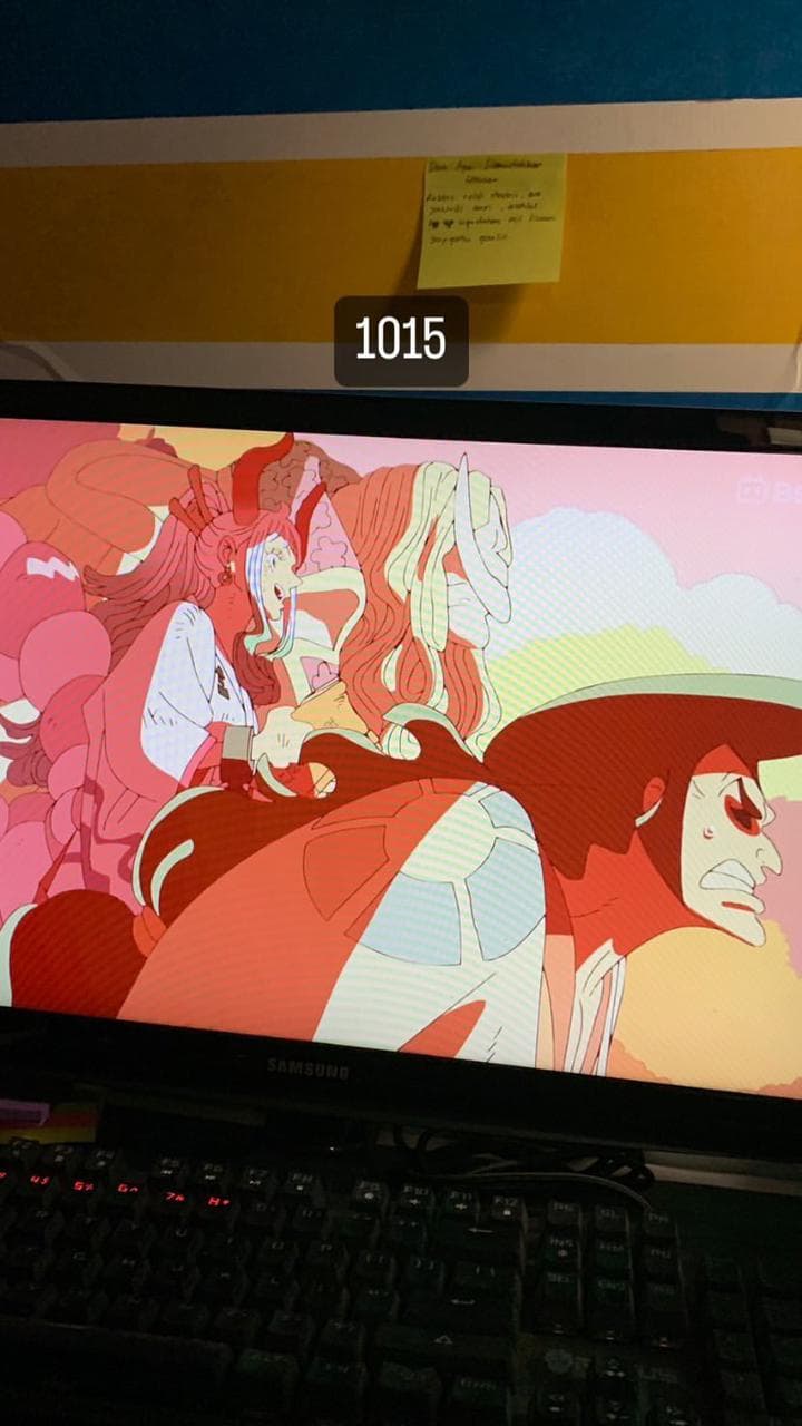 Watching a Anime